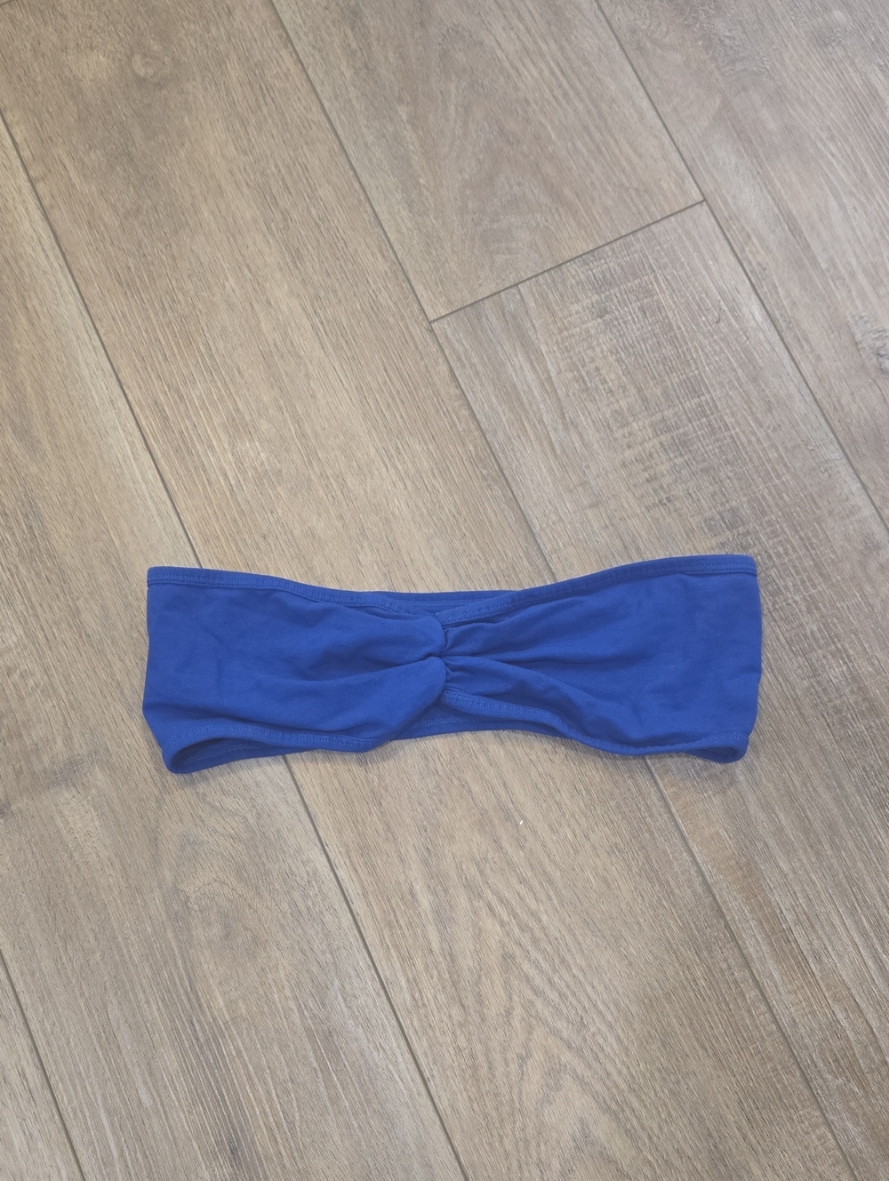 Y2K/Retro TNA  Blue Twist Front Bandeau Bra